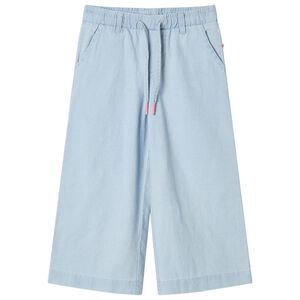 vidaXL Pantaloni da Bambino Blu Denim Tenue 116