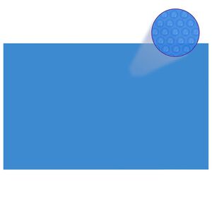 vidaXL Telo Copripiscina Rettangolare PE 260 x 160 cm Blu