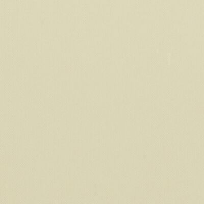 vidaXL Paravento da Balcone Crema 120x600 cm Tessuto Oxford