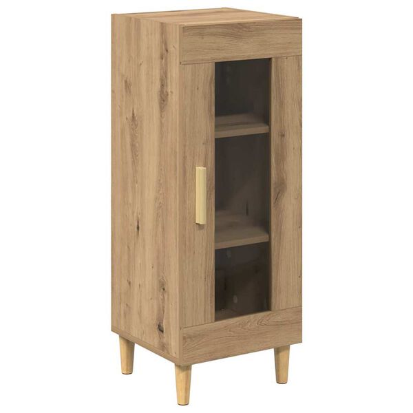 vidaXL Credenza Rovere artigianale 34.5 x 32.5 x 90 cm
