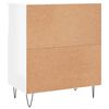 vidaXL Credenza Bianco Lucido 60x35x70 cm in Legno Multistrato