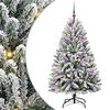 vidaXL Albero di Natale artificiale 150 cm 150 LED Bianco caldo