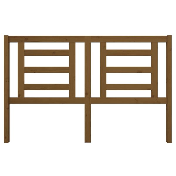 vidaXL Testiera per Letto ambra 156x4x100 cm in Legno Massello di Pino