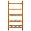 vidaXL Scarpiera con 5 Ripiani 50x27x100cm in Legno Massello di Rovere