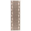 vidaXL Tappeto Runner FLORNES Tessuto Tortora PP 7 mm