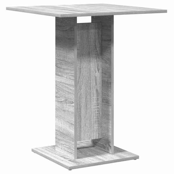 vidaXL Tavolo da Bistrot Grigio Sonoma 60x60x75 cm Legno Multistrato