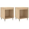 vidaXL Comodini 2pz Rovere Sonoma 40x35x50 cm in Legno Multistrato