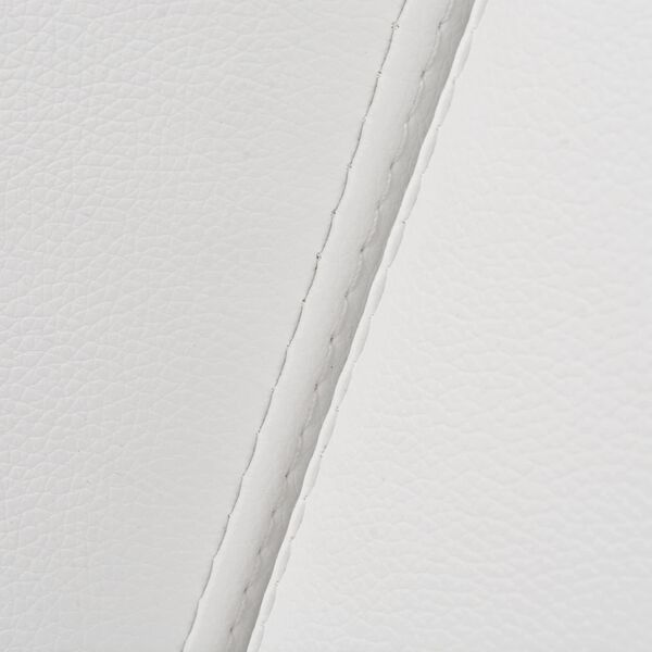 vidaXL Divano Bianco Tessuto