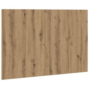 vidaXL Testiera Rovere Artigianale 120x1,5x80 cm Legno Multistrato