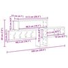 vidaXL Appendiabiti a muro Legno vecchio 100 x 12 x 43,5 cm