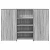 vidaXL Banco Reception Grigio Sonoma 155x50x103,5 cm Legno Multistrato