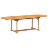 vidaXL Set da Pranzo per Giardino 9 pcs Legno di teak solido