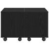 vidaXL Tavolino da salotto Rovere nero 60 x 60 x 38 cm