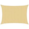 vidaXL Vela Parasole Sabbia 7x5 m 100% Poliestere Oxford