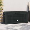 vidaXL Baule da Giardino Antracite 119x48x60 cm in Polipropilene