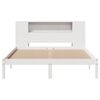 vidaXL Letto Libreria senza Materasso Bianco 135x190 cm Legno di Pino