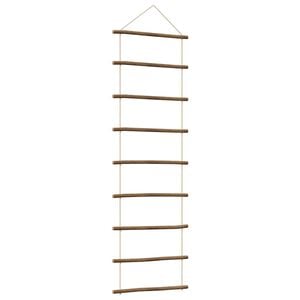 vidaXL Decorazione da Parete a Forma di Scala 50x150 cm Ramo Naturale