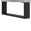 vidaXL Credenza Grigio Cemento 34,5x32,5x180 cm in Legno Multistrato