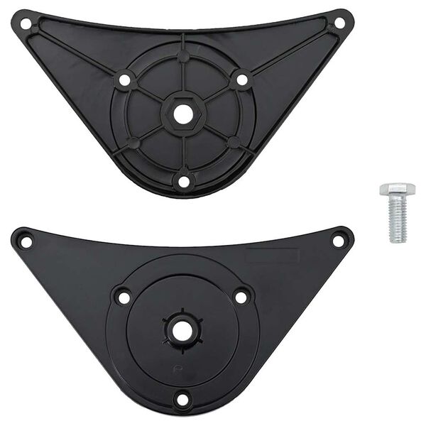 vidaXL Set Gambe Tavolo Altezza Regolabile Nere 870 mm