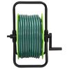 vidaXL Avvolgitubo Autonomo Verde con Set Raccordi Tubo 0,5" 50 m PVC