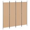 vidaXL Divider per stanze acciaio in poliestere