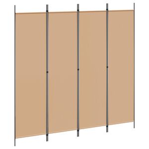 vidaXL Divider per stanze acciaio in poliestere