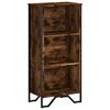 vidaXL Libreria Rovere Fumo 50x31x106 cm in Legno Multistrato