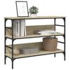 vidaXL Tavolo Consolle Rovere Sonoma 100x32x75 cm in Legno Multistrato
