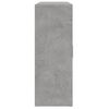 vidaXL Credenze 3 pz Grigio Cemento 60x31x84 cm in Legno Multistrato