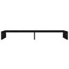 vidaXL Supporto per Monitor Nero 110x23,5x9 cm Legno Multistrato