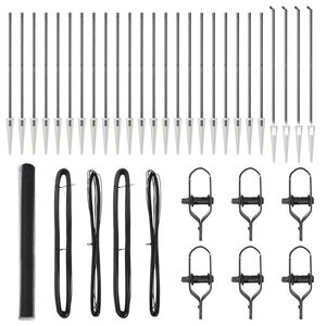 vidaXL Palo della recinzione Grigio