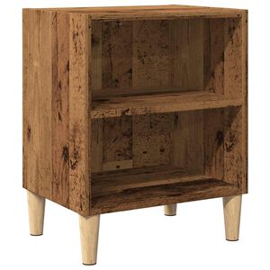 vidaXL Comodino Legno Vecchio 40x30x50 cm in Legno Multistrato