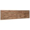 vidaXL Testiera del letto Naturale Legno di teak solido