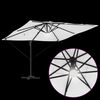 vidaXL Parasol Roma Beige 286 x 285 x 270 cm Alluminio e Poliestere