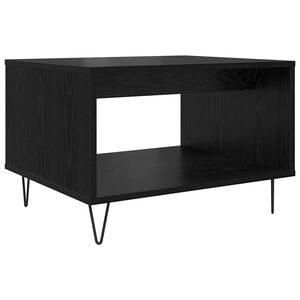 vidaXL Tavolino da salotto Rovere nero 60 x 50 x 40 cm