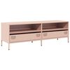 vidaXL Mobile TV Rosa 135x39x43,5 cm in Acciaio Laminato a Freddo