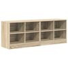 vidaXL Armadietto per letto 2 pz Rovere Sonoma 66 x 33 x 48 cm