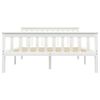 vidaXL Giroletto senza Materasso Bianco 140x200 cm in Legno di Pino