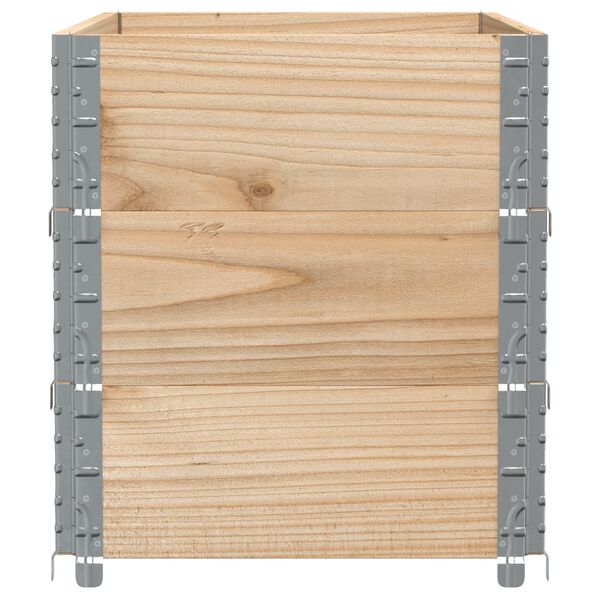 vidaXL Paretali per Pallet 3 pz 100x50 cm in Legno Massello di Pino