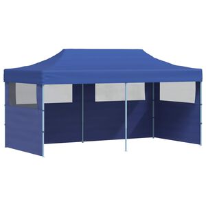 vidaXL Tenda Party Blu 291 x 580 x 315 cm Tessuto Oxford