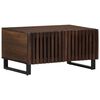vidaXL Tavolino da Salotto Marrone 80x54x40 cm Legno Massello di Mango
