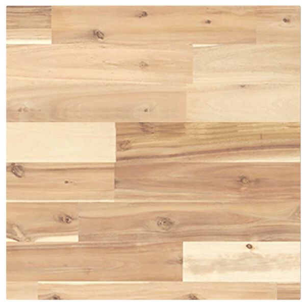 vidaXL Piano Tavolo Quadrato 40x40x2 cm in Legno Massello di Acacia