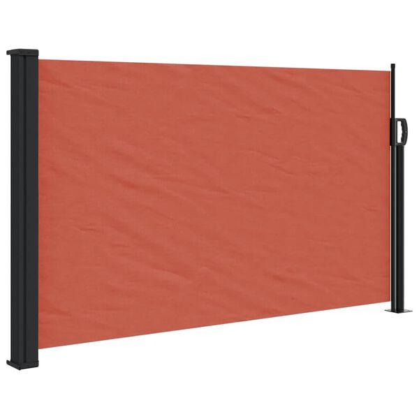 vidaXL Tenda da Sole Laterale Retrattile Terracotta 120x600 cm