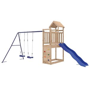 vidaXL Set da Gioco da Esterno in Legno Massello di Pino