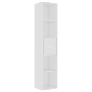 vidaXL Libreria Bianca 36x30x171 cm in Legno Multistrato