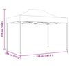 vidaXL Tenda Party Blu 280 x 410 x 315 cm Tessuto Oxford