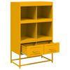 vidaXL Credenza Giallo Senape 68x39x111,5 cm in Acciaio