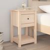 vidaXL Comodini 2 pz 40x35x61,5 cm in Legno Massello di Pino