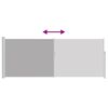 vidaXL Tenda da Sole Laterale Retrattile 120 x 300 cm Grigia