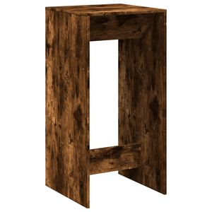 vidaXL Tavolo da Bar Rovere Fumo 51x50x103,5 cm in Legno Multistrato